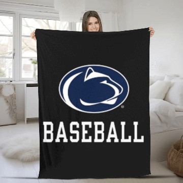 Discover Penn State Nittany Lions Baseball Icon Officially Licensed Fleece Blankets