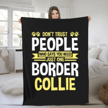 Discover you need just one Border Collie Border Collie Fleece Blankets