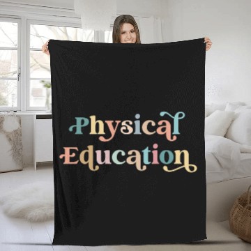 Discover Physical Education PE Teacher Phys Ed Student Graduation Fleece Blankets