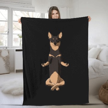 Discover Yoga Dog Lancashire Heeler Baseball Tees Fleece Blankets