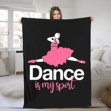 Discover School Dancing Ballerina Teacher Ballet Dancers 2 Fleece Blankets