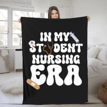 Discover In My Nursing Student Era Product 3 Baseball Tees Fleece Blankets