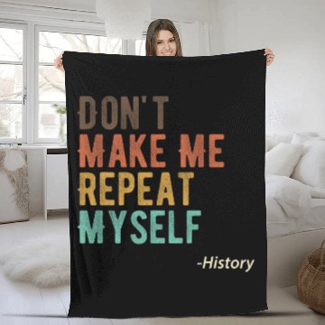 Discover Funny History Pun Quotes History Teacher History Buff Fleece Blankets