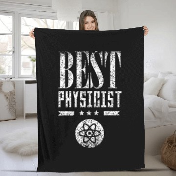 Discover Physicist Lover Science Scientist Physics Fleece Blankets