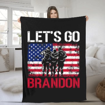Discover Lets Go Brandon Firefighter Fleece Blankets