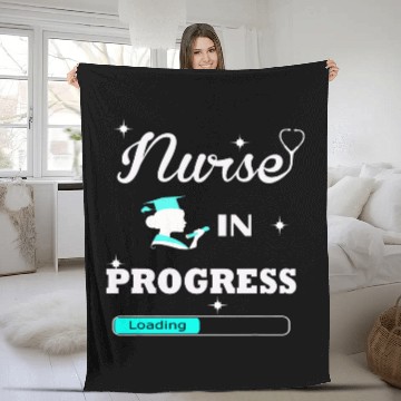 Discover nurses In Progress Nursing Student Future nurses Life Zip Fleece Blankets
