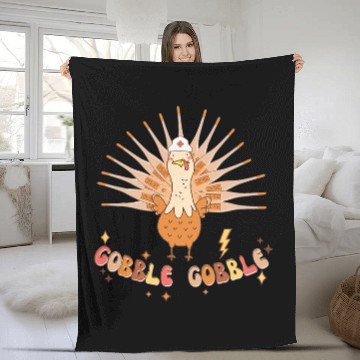 Discover thanksgiving cna gobble registered nurses worker Baseball Tees Fleece Blankets