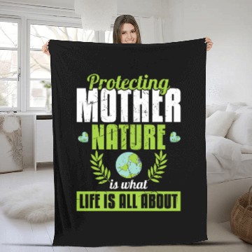 Discover Sustainable Development Student Earth Day Meme Quote 1 Fleece Blankets