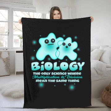 Discover Biology Science Biologist Scientist Professor Funny Cell Baseball Tees Fleece Blankets
