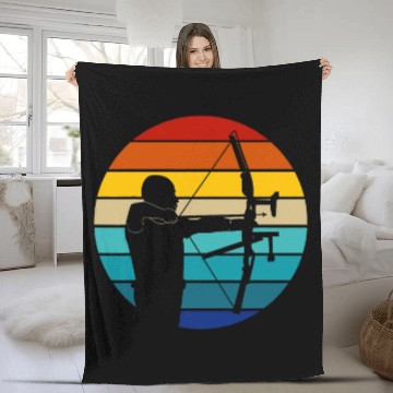 Discover vintages Archery Baseball Tees Fleece Blankets