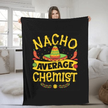 Discover Nacho Average Chemist Cinco De Mayo Hat Mexican Fiesta Zip Fleece Blankets