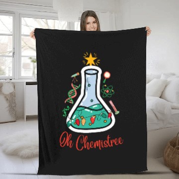 Discover Oh Chemistree Chemist Christmas Tree xmass Funny Nerd 2Geek Baseball Tees Fleece Blankets