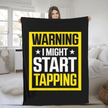 Discover Warning I Might Start Tapping Tap Dance Tap Dancer Baseball Tees Fleece Blankets