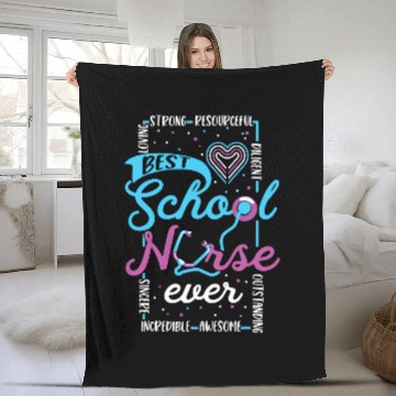 Discover School nurses Appreciation nursess Nursing Back to School Baseball Tees Fleece Blankets