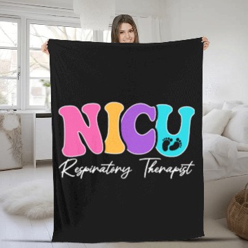 Discover Cute NICU Respiratory Therapist Baseball Tees Fleece Blankets