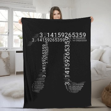Discover Pi Day 314 Word Cloud Math Teacher Student Fleece Blankets