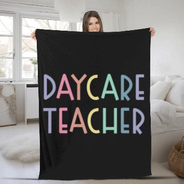 Discover Daycare Teacher Daycare Provider School Worker Appreciation 2 Fleece Blankets