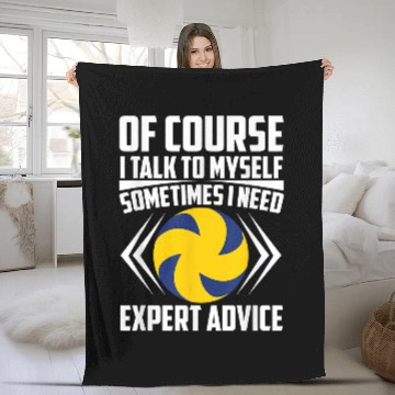 Discover Volleyball Coaching Gift I VBall Assistant Coach Fleece Blankets