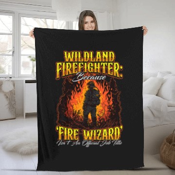 Discover Wildland Firefighter Valor 2Forest Firefighter Tribute Fleece Blankets