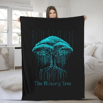 Discover The Binary Tree Coding Computer Programmer Baseball Tees Fleece Blankets