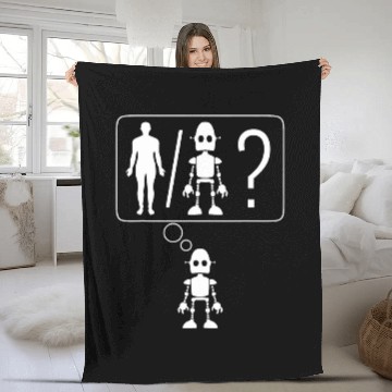 Discover artificial life robot humanlike a i  computer science Fleece Blankets