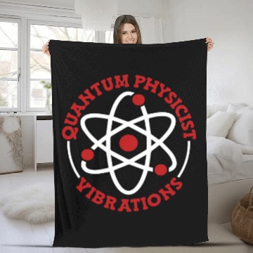 Discover Physicist Cool Science Scientist Quantum Physics 1 Baseball Tees Fleece Blankets