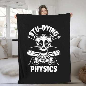 Discover physics funny gifts studying physics for physicist Fleece Blankets