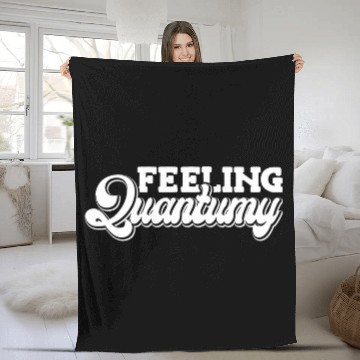 Discover Physicist Science Scientist Quantum Physics 1 Fleece Blankets