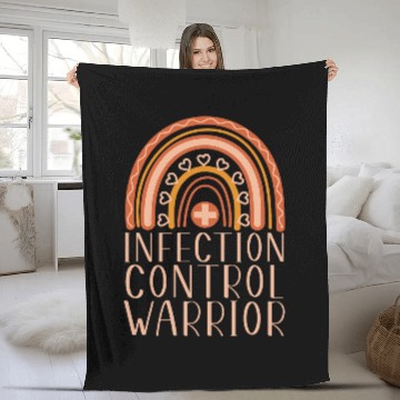 Discover Infection Control Warrior Worker Fleece Blankets