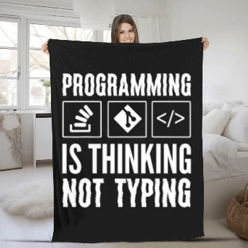 Discover Funny Software Developer Computer Programmer Fleece Blankets