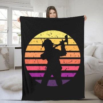 Discover Volunteer Firefighter Accessories Sunset Firefighting Fleece Blankets