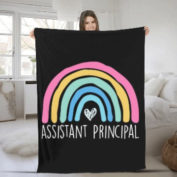 Discover Assistant Principal School Principal Worker Appreciation 2 Fleece Blankets