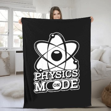 Discover Physics Mode On Science Scientist Student Physicist Baseball Tees Fleece Blankets