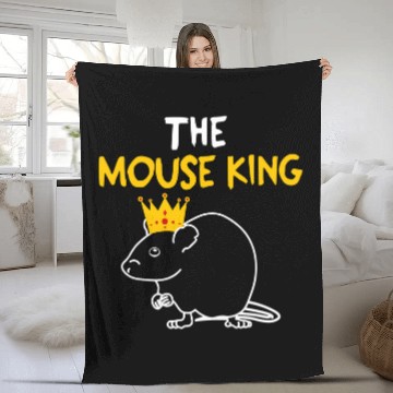 Discover Mouse King Nutcracker Funny Ballet Dance Pet Rat Lover Fleece Blankets