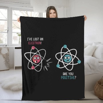 Discover Physics Student Teacher Funny Science Lover Physicist Zip Fleece Blankets