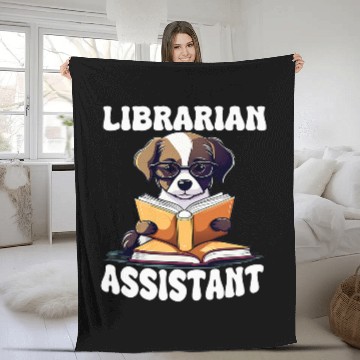 Discover Readers Book reader apparel Book reader Librarian assistant Zip Fleece Blankets