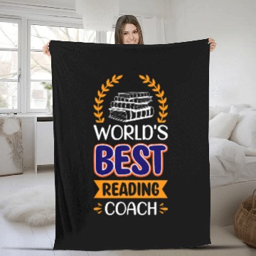 Discover Worlds bests Reading Coach Fleece Blankets