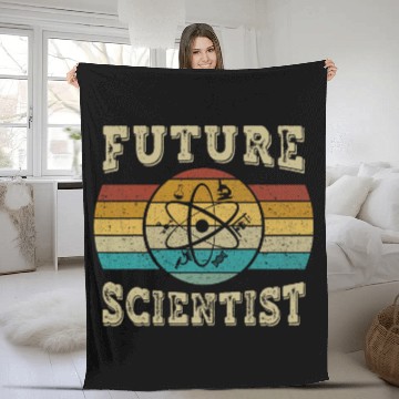 Discover Retro vintages Geeks Science Teacher Nerd Future Scientist Fleece Blankets