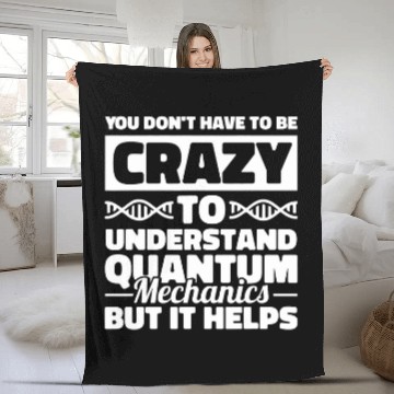 Discover Physicist Scientist Science Quantum Physics 3 Fleece Blankets