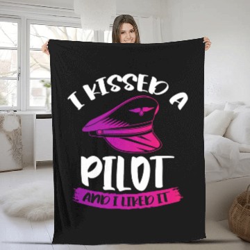 Discover Sweet flight attendant top Airplain Plain Lover Fleece Blankets