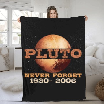 Discover Pluto never forget Early Planet today star Pluto Baseball Tees Fleece Blankets