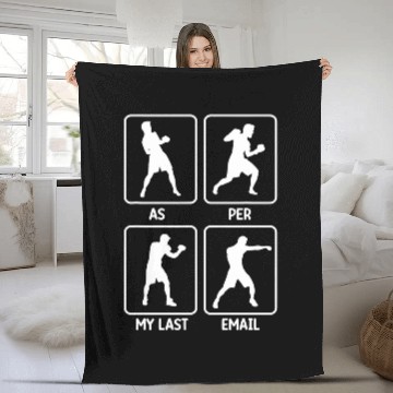 Discover Per My Last Email Funny Programmer IT Technology Code Geek Fleece Blankets