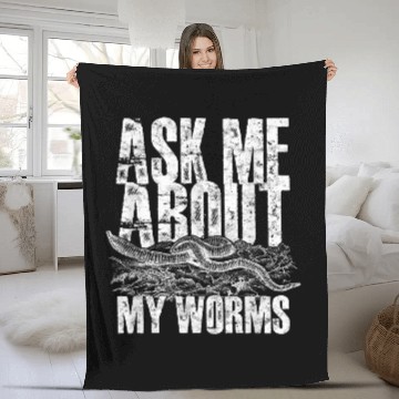 Discover Worm Farmer Vermiculture Worm Farming Ask Me About My Worms Baseball Tees Fleece Blankets