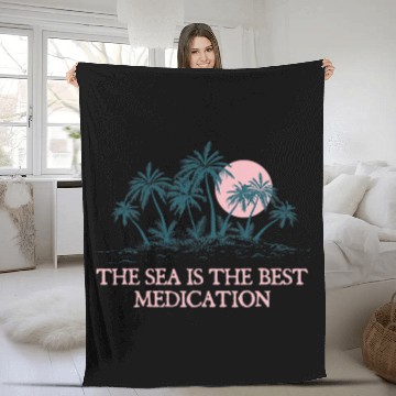 Discover Dont Get so Tide Down on Work Beach Boss Ocean Manager 2 Fleece Blankets