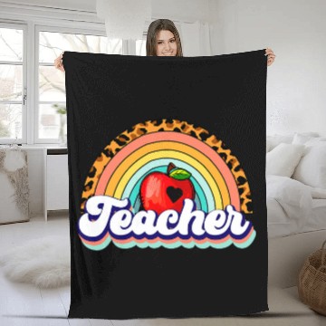 Discover Teacher Boho Rainbow Teacher Student Back To School Baseball Tees Fleece Blankets