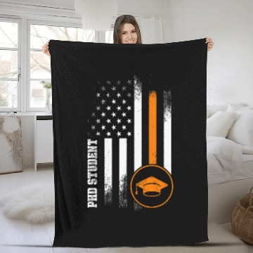 Discover PhD Student Dissertation Doctorate Graduation 77 Fleece Blankets