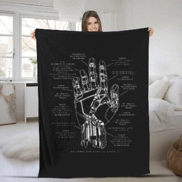 Discover Robotics Robot Hand AI Formula Engineer Programmer Robot Baseball Tees Fleece Blankets