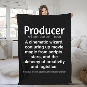 Discover Funny Movie Producer Baseball Tees Fleece Blankets
