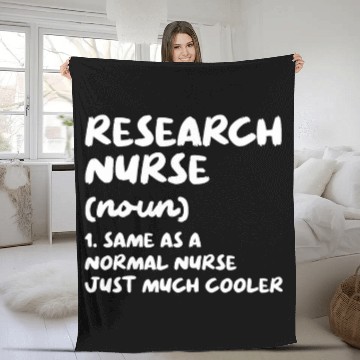 Discover Research nurses Definition Funny Nursing Zip Fleece Blankets