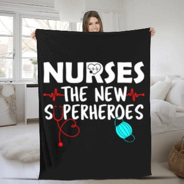 Discover The New Superheroes Graduation Registered Nursing Student Fleece Blankets